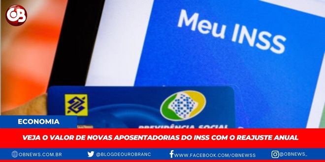Veja o valor de novas aposentadorias do INSS