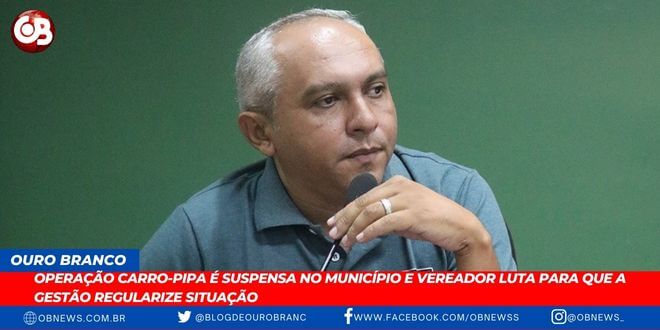 Operação Carro-Pipa é suspensa