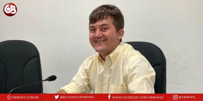 Aniversariante do dia: É o Vereador ourobranquense, Lucas Batista
