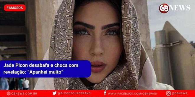 Jade Picon desabafa e choca com revelação