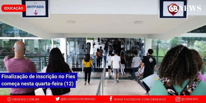 Finalização de inscrição no Fies começa nesta quarta-feira