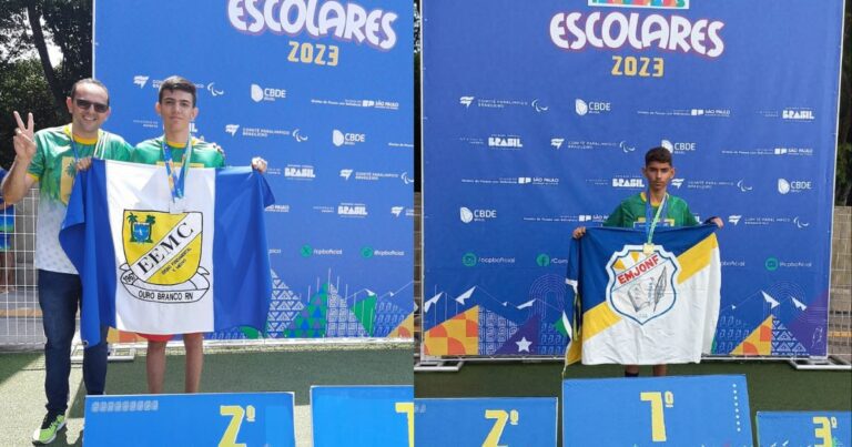 Paratletas ourobranquenses brilham na Etapa Nacional das Paralimpíadas Escolares 2023