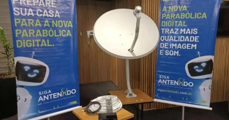 Ouro Branco ainda não fez instalação gratuita na nova parabólica digital