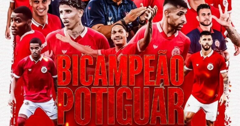 América ganha por 1 a 0 e leva o Campeonato Potiguar 2024