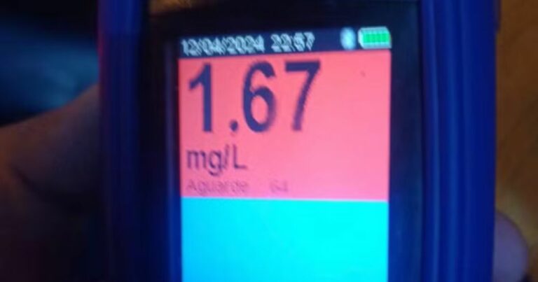 Motorista é preso após marcar recorde de embriaguez constatada por bafômetros da Lei Seca no RN