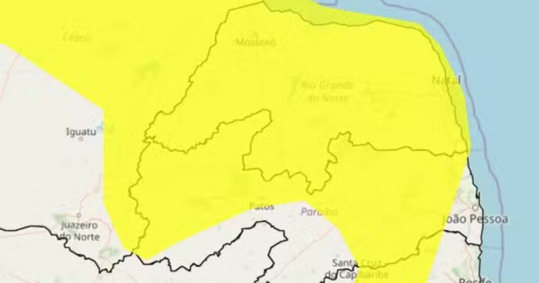 Inmet emite alerta de acumulado de chuvas