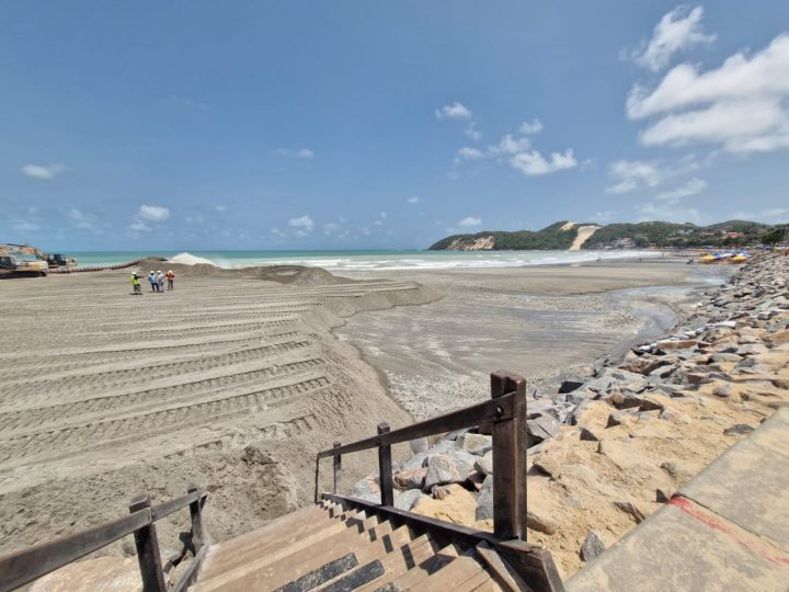 Ponta Negra em processo de engorda I Foto: Mirella Lopes