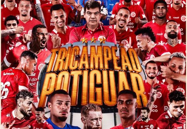 América marca aos 46 do 2º tempo e é campeão potiguar 2025 na casa do ABC