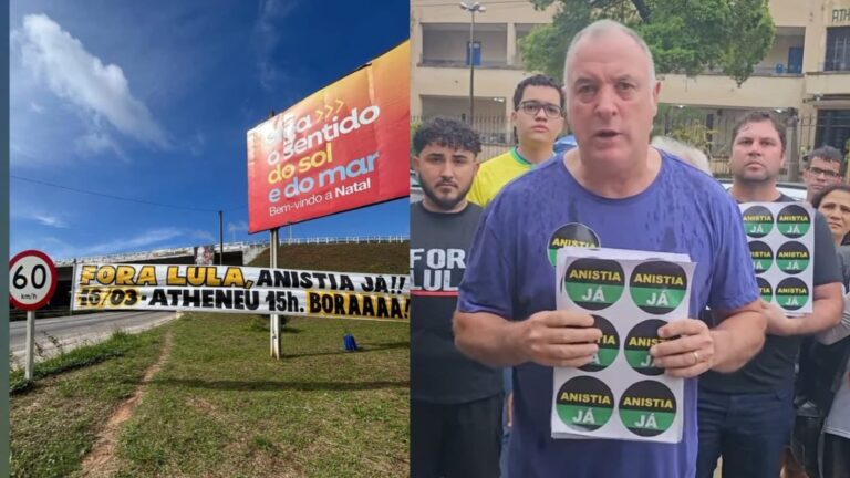 Ato “Fora Lula e Anistia Já” em Natal é cancelado e remarcado devido as chuvas; confira nova data