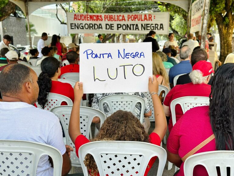Câmara de Natal é fechada para impedir audiência sobre engorda de Ponta Negra