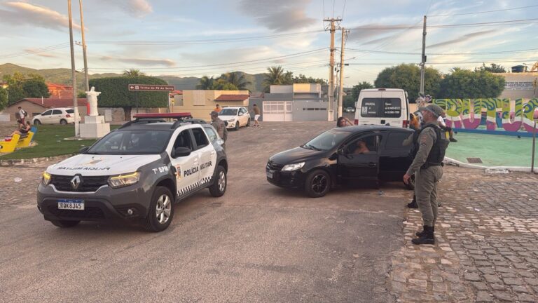 Homem bate em viatura da PM e acaba preso por embriaguez ao volante no Oeste Potiguar