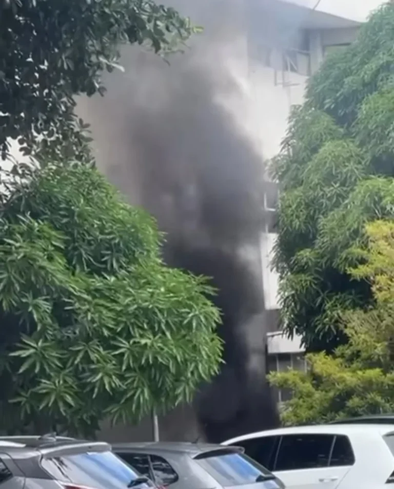 Incêndio atinge prédio da SEPLAN no Centro Administrativo em Natal