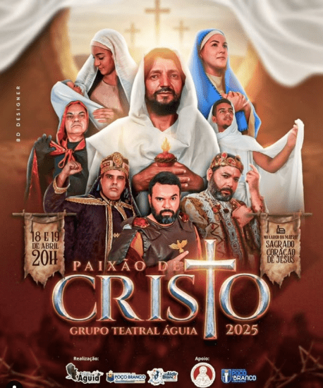 Poço Branco: Grupo Teatral Águia na reta final para a apresentação da Paixão de Cristo 