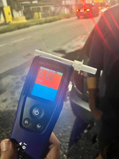 Operação Zero Álcool prende um condutor embriagado e autua sete durante blitz na avenida de Natal