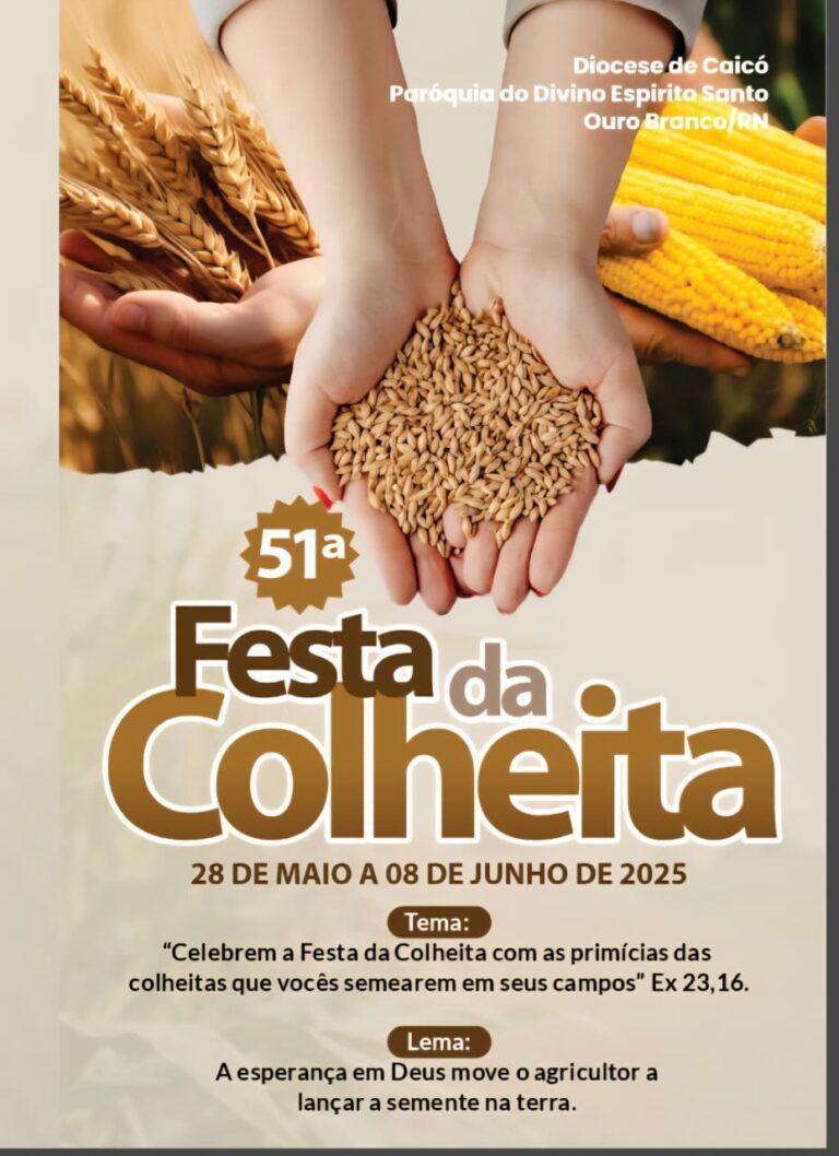 Paróquia do Divino Espírito Santo divulga Festa da Colheita 2025