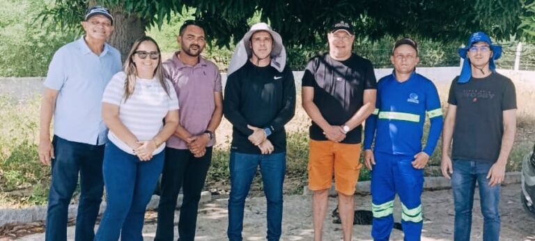 Após solicitação da oposição, SEMARH e CAERN visitam Ouro Branco e anunciam novas perfurações de poços para reforçar abastecimento de água