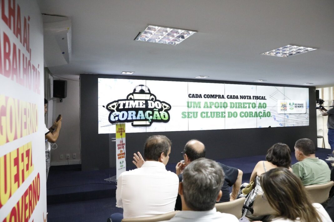 Governo do RN lança “Time do Coração” para fortalecer o futebol potiguar