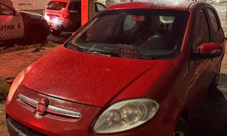 Carro roubado é recuperado por policiais militares em São Gonçalo do Amarante