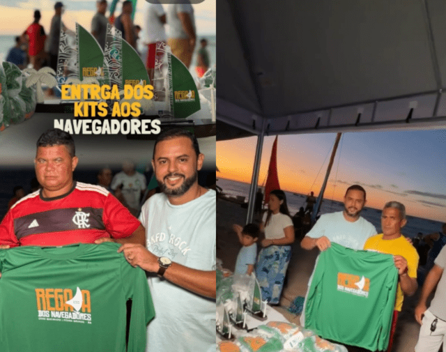 Prefeitura de Pedra Grande entrega kits para a tradicional Regata dos Navegadores