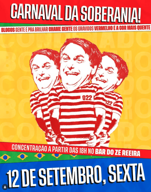 Blocos de Natal fazem Carnaval da Soberania para celebrar condenação de Bolsonaro