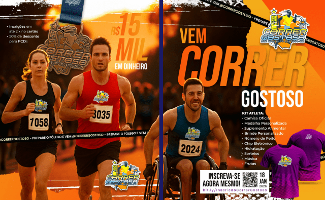 Primeira edição do Correr Gostoso promete agitar o litoral potiguar