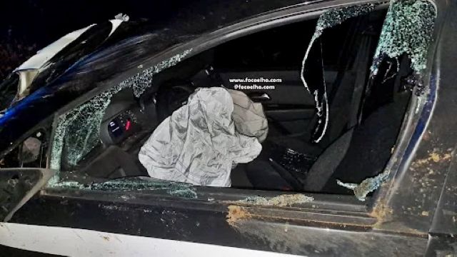 Viatura da Polícia de Pendências se envolve em acidente na RN-118, em Ipanguaçu