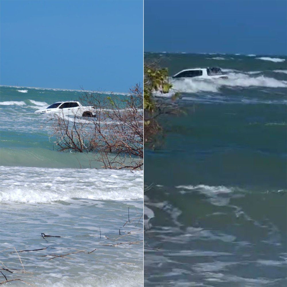 Chineses ficam ilhados por mais de 6 horas em trilha no litoral do RN