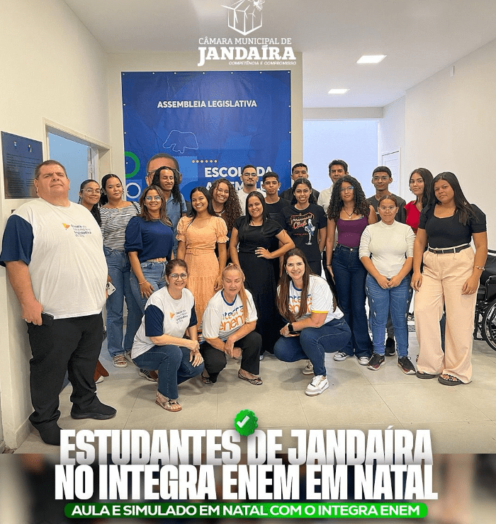 No momento, você está visualizando Estudantes de Jandaíra participam do Integra Enem em Natal