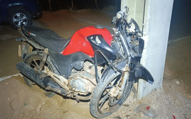 Grave acidente na estrada que liga Poço Branco às comunidades de Acauã, Contador e Pousa