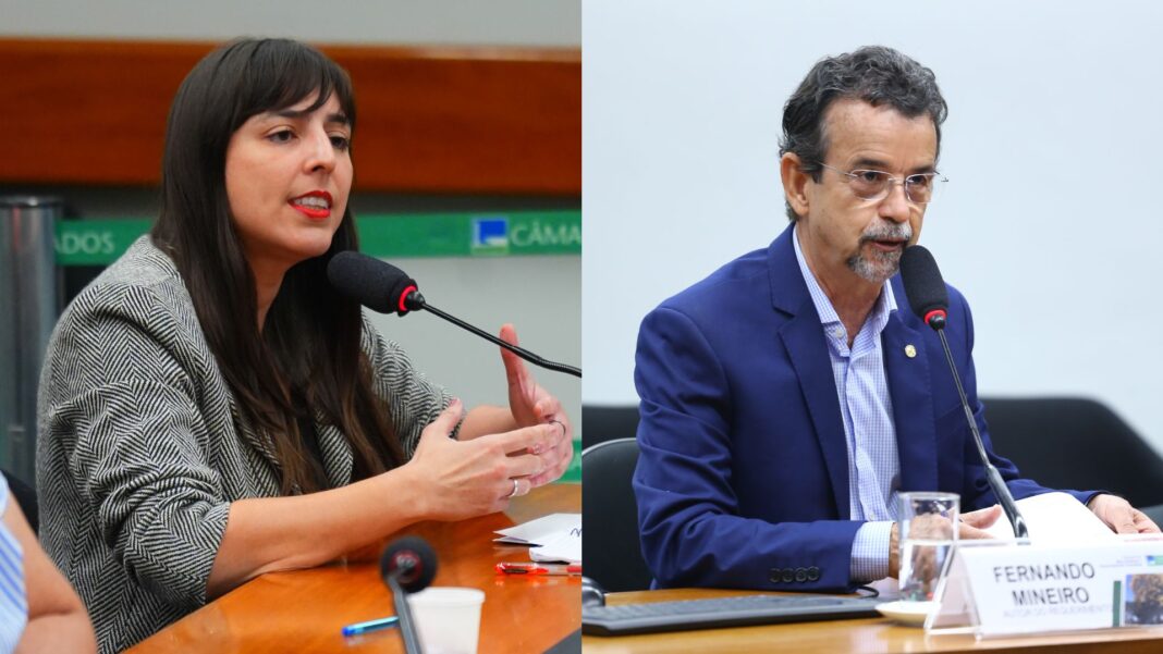 Natália e Mineiro pedem reabertura de processo contra Eduardo Bolsonaro