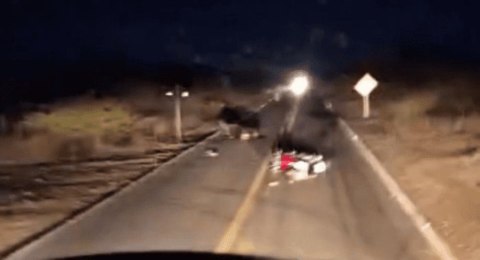 No momento, você está visualizando Acidente grave provocado por animal solto na rodovia é registrado na BR-405,  no  interior do RN