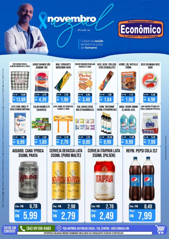 No momento, você está visualizando Confira os encartes de Ofertas do Supermercado Econômico para este domingo, 09