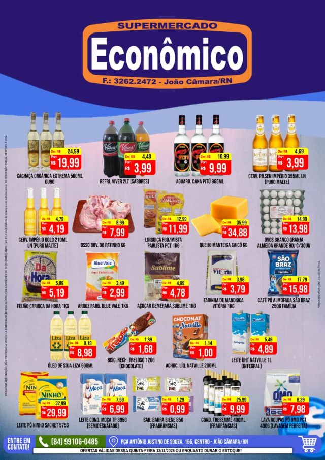 No momento, você está visualizando Confira os encartes de ofertas do Supermercado Econômico para esta quinta-feira