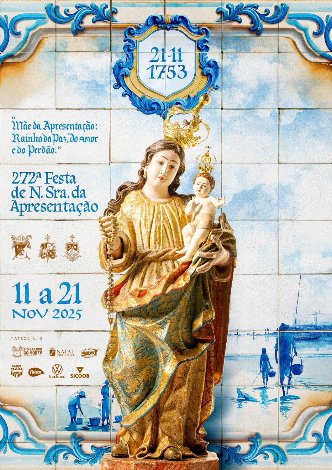 Festa de Nossa Senhora da Apresentação inicia dia 11 com programação religiosa e cultural diversificada; confira