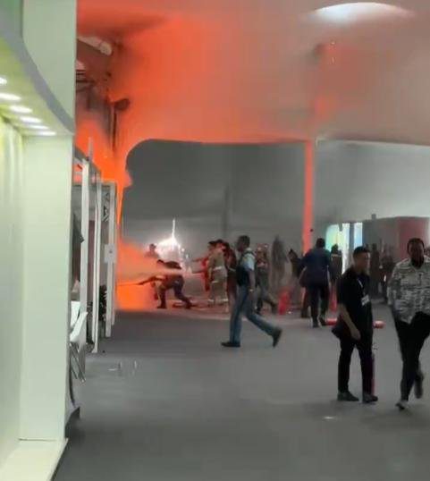 Incêndio atinge pavilhão da COP 30