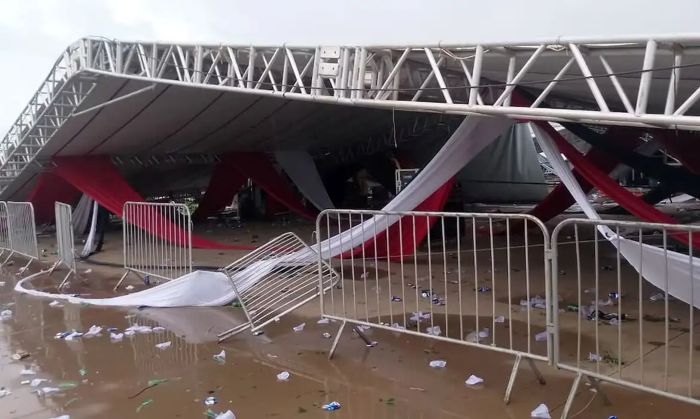 No momento, você está visualizando São Paulo: Uma pessoa morre e 40 se ferem em queda de estrutura durante festa