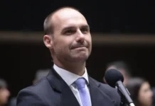 Dino dá 3º voto para condenar Eduardo Bolsonaro por difamação contra Tabata Direita brasileira comemora captura de Maduro: 'Viva a liberdade', diz Eduardo
